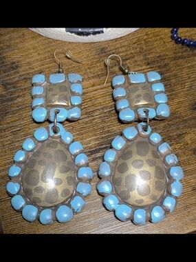 Western Boho Statement Earrings - Giddy Up Glamour x Stone Spirit